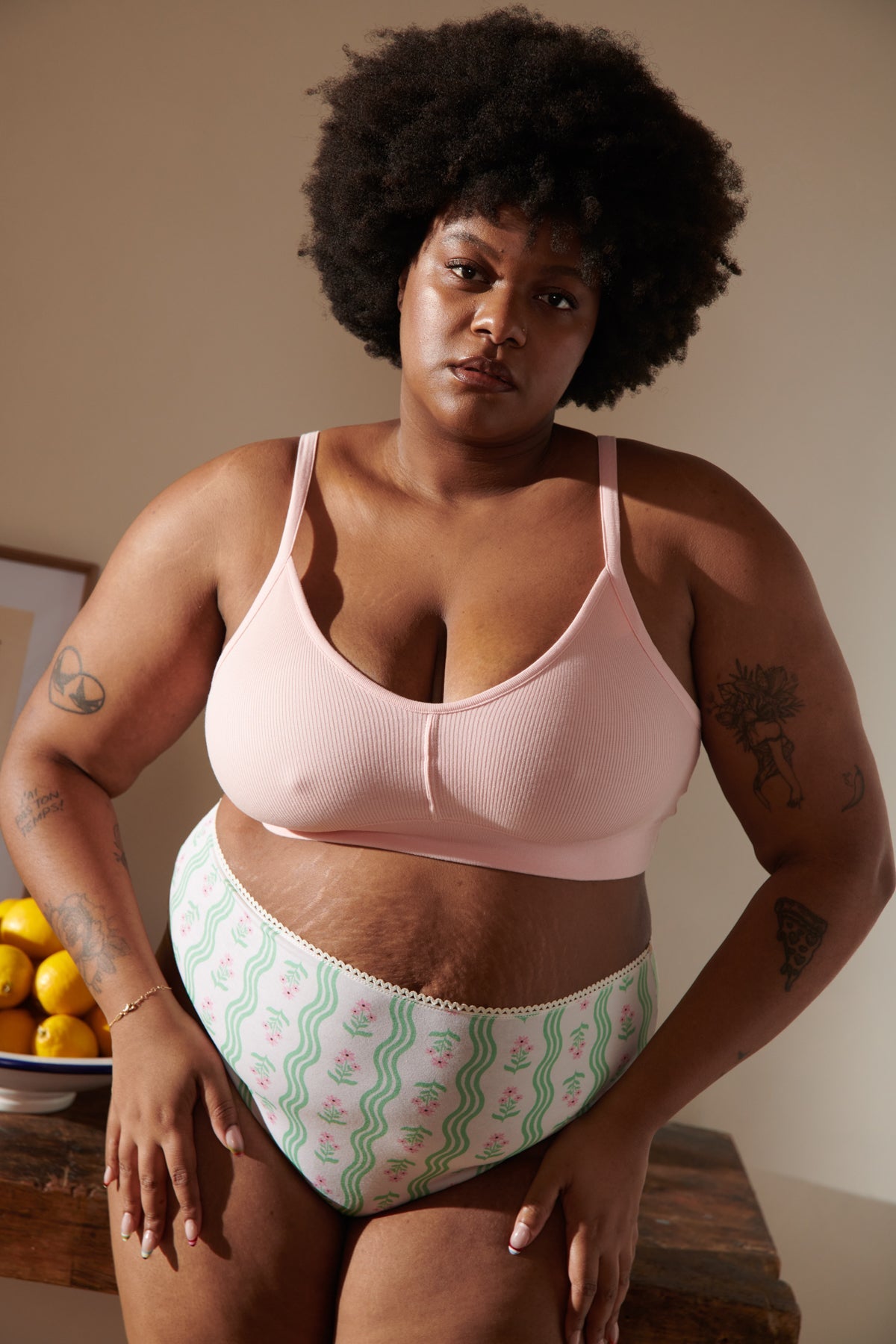 Tiffany fait du 48 et porte une taille 3XL*