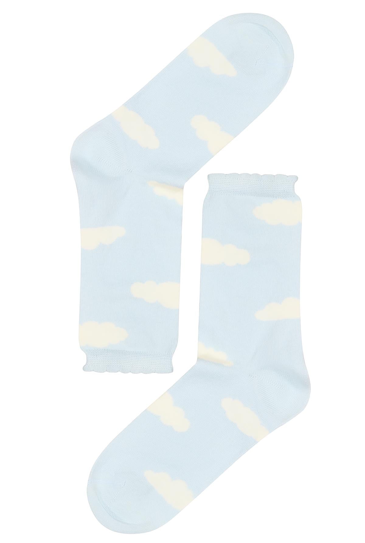 Chaussettes coton BIO - Nuages