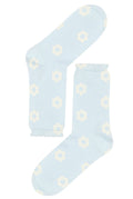 Chaussettes coton BIO - Clodette Bleu