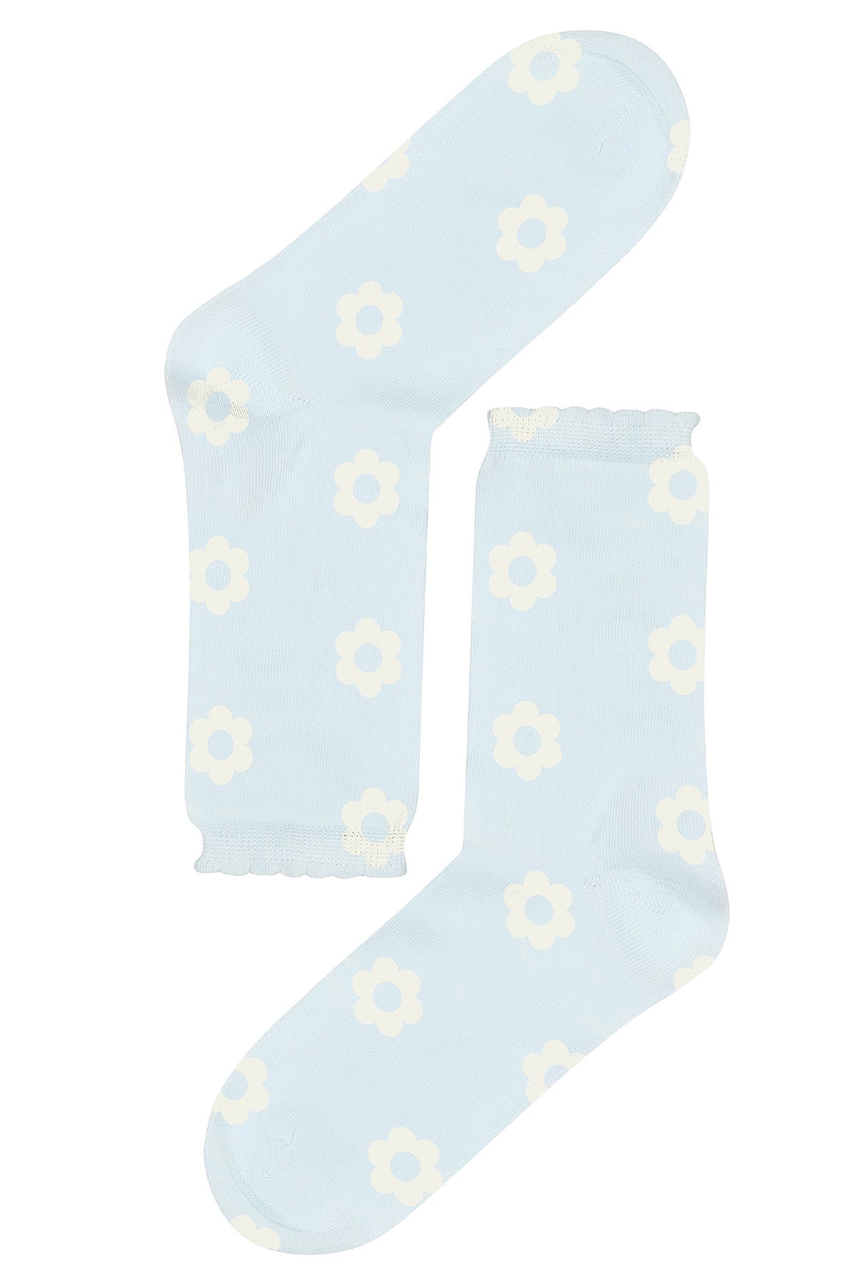 Chaussettes coton BIO - Clodette Bleu