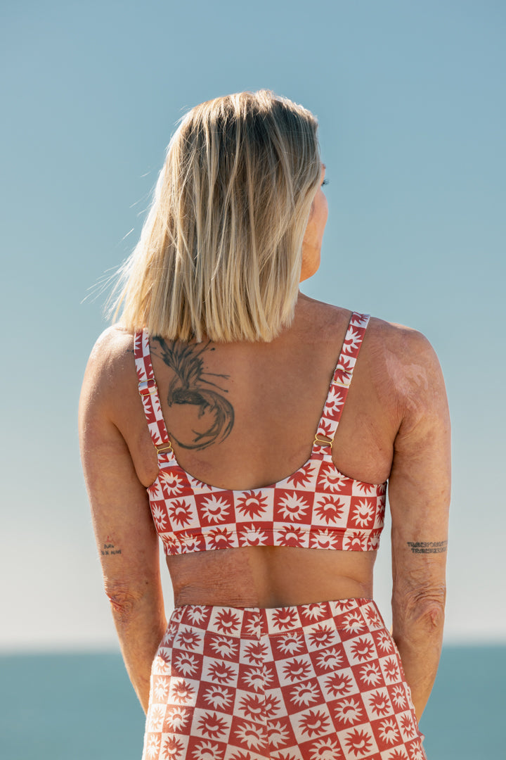 Maillot 2 pièces - Damier Soleil