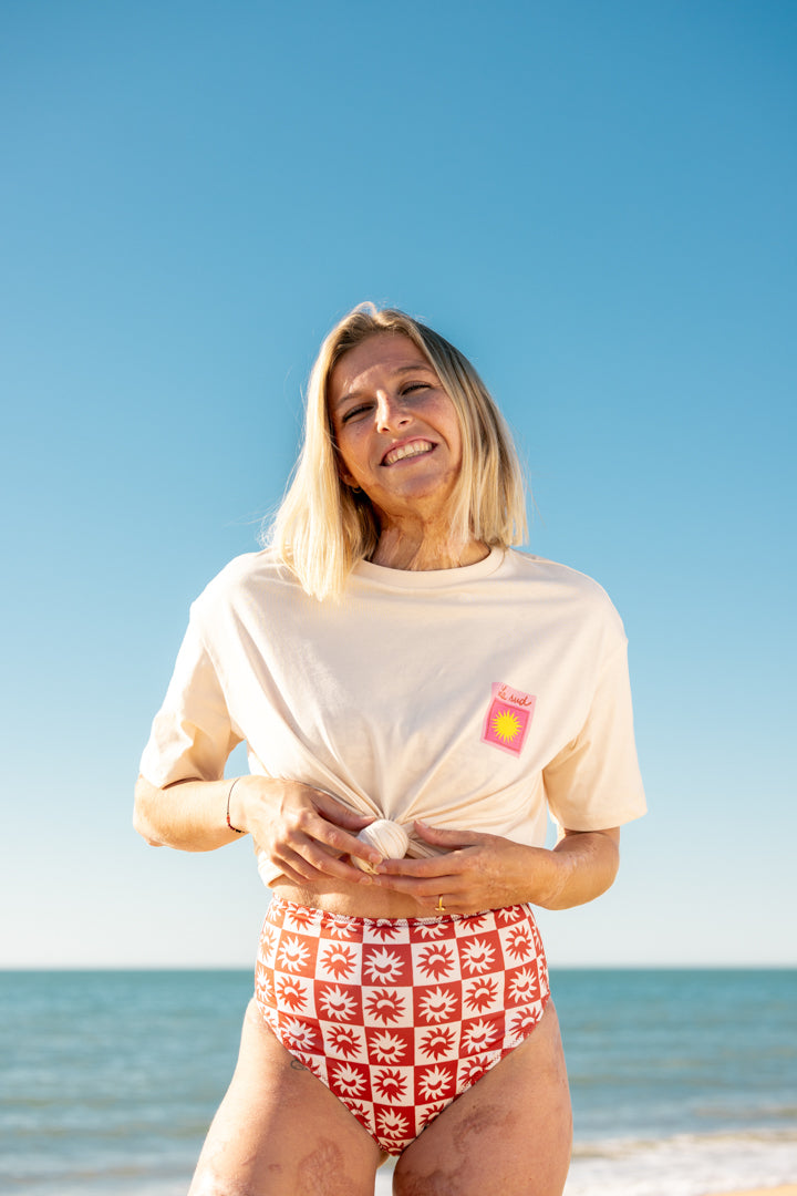 Maillot 2 pièces - Damier Soleil