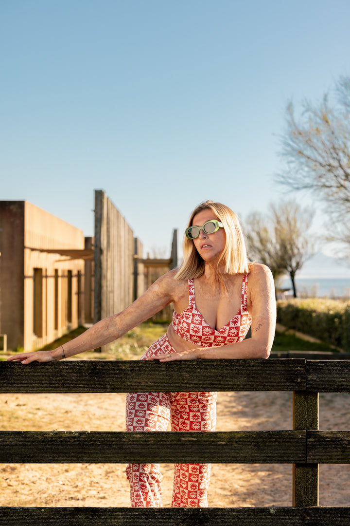 Maillot 2 pièces - Damier Soleil