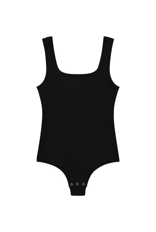 Body Débardeur Coton BIO - Noir