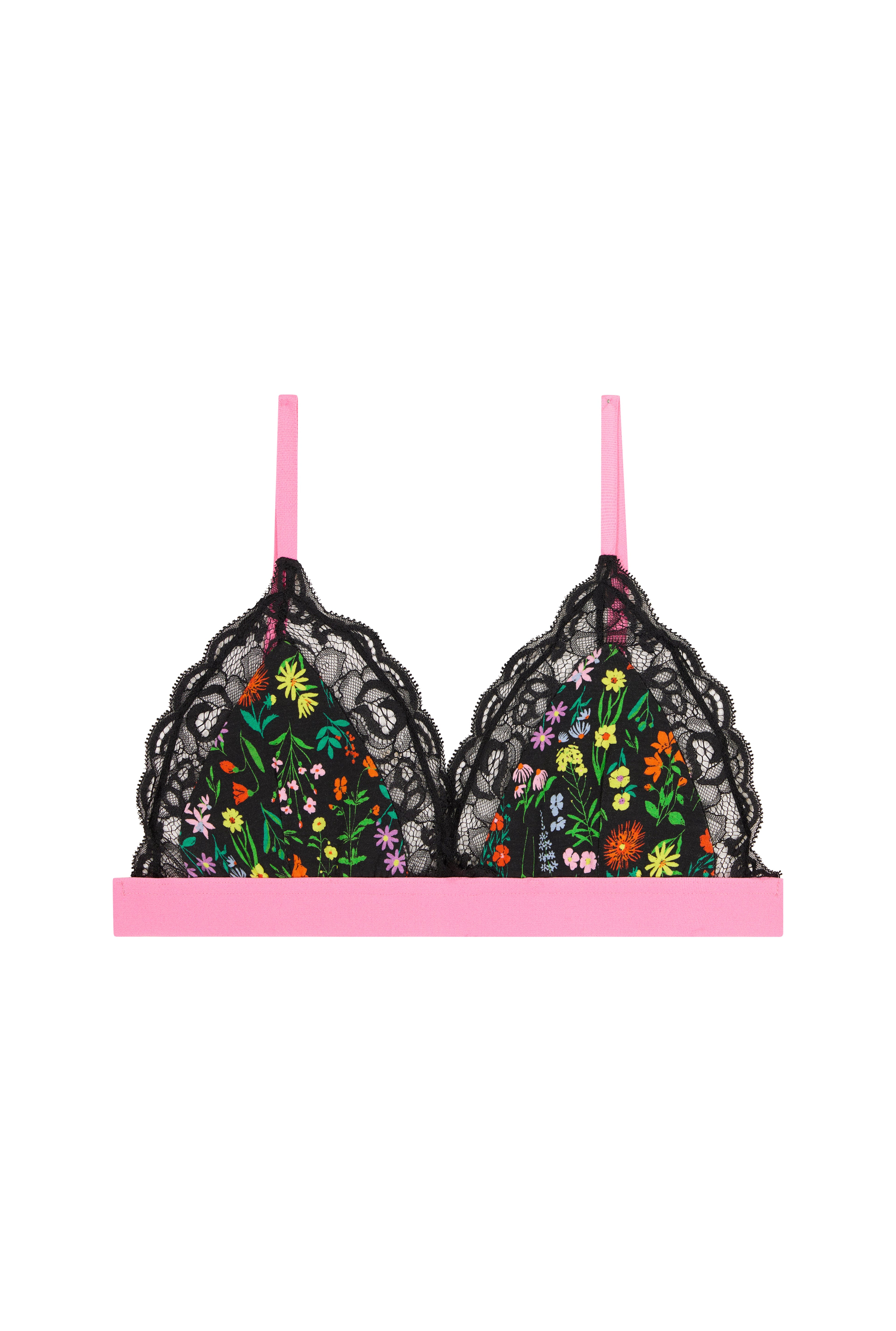 Brassière Bi-matière - Pampa Noir