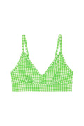 Brassière Coton BIO - Vichy Vert