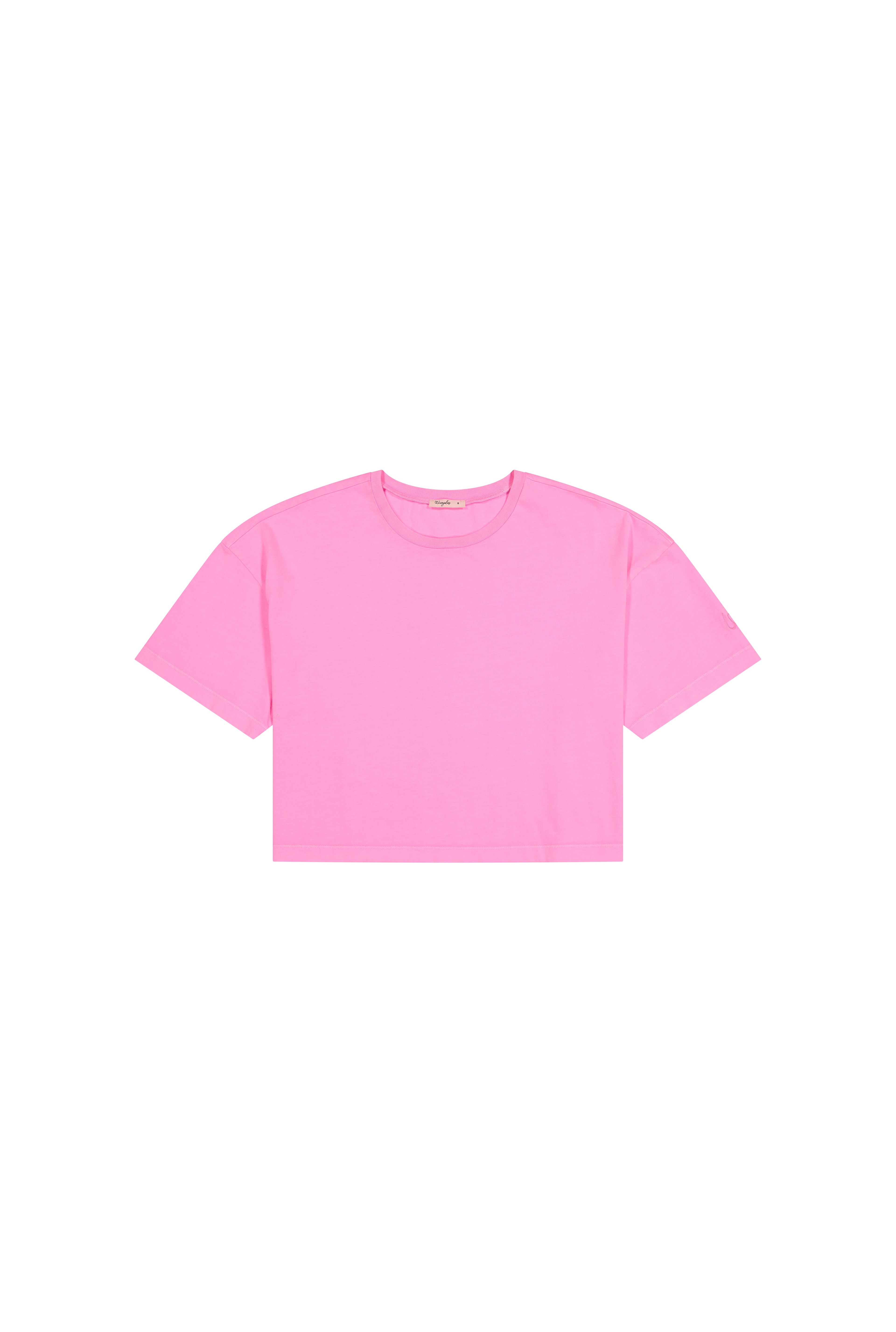 T-shirt Coton BIO - Rose Flash