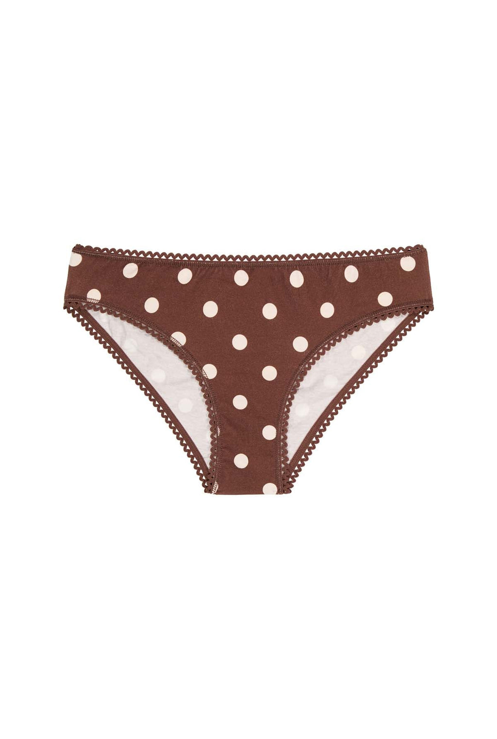 Culotte Coton BIO - Pois marron