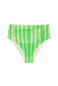 Culotte Taille Haute Coton BIO - Vichy Vert
