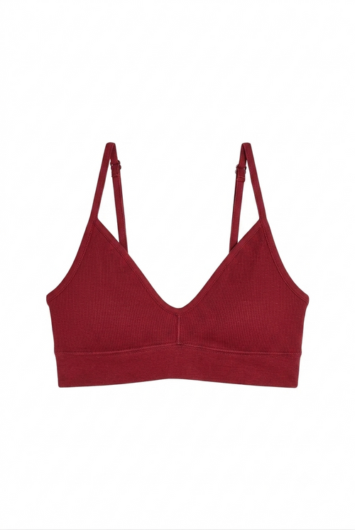 Brassière Coton BIO - Cerise