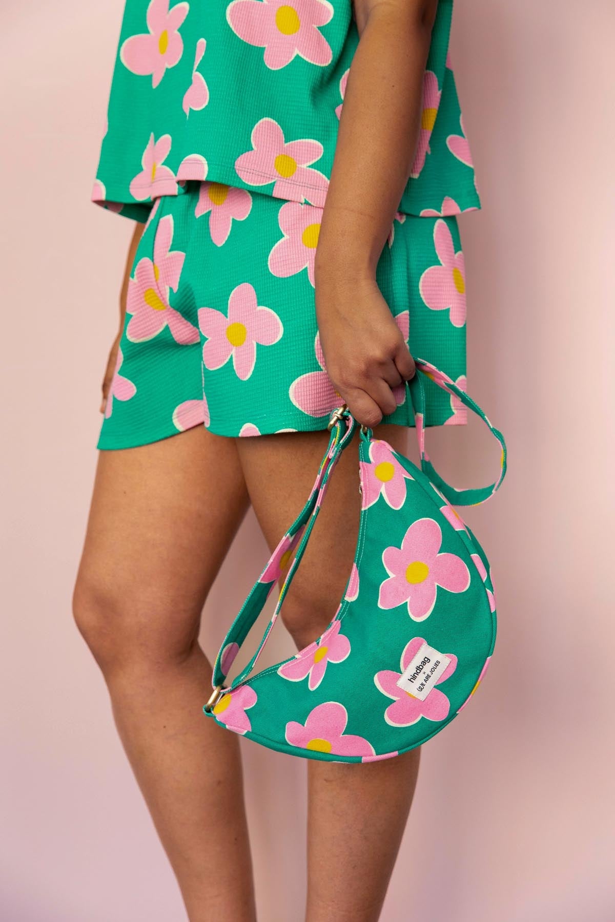 Sac banane Andrea WAJ x Hindbag - Big Flowers