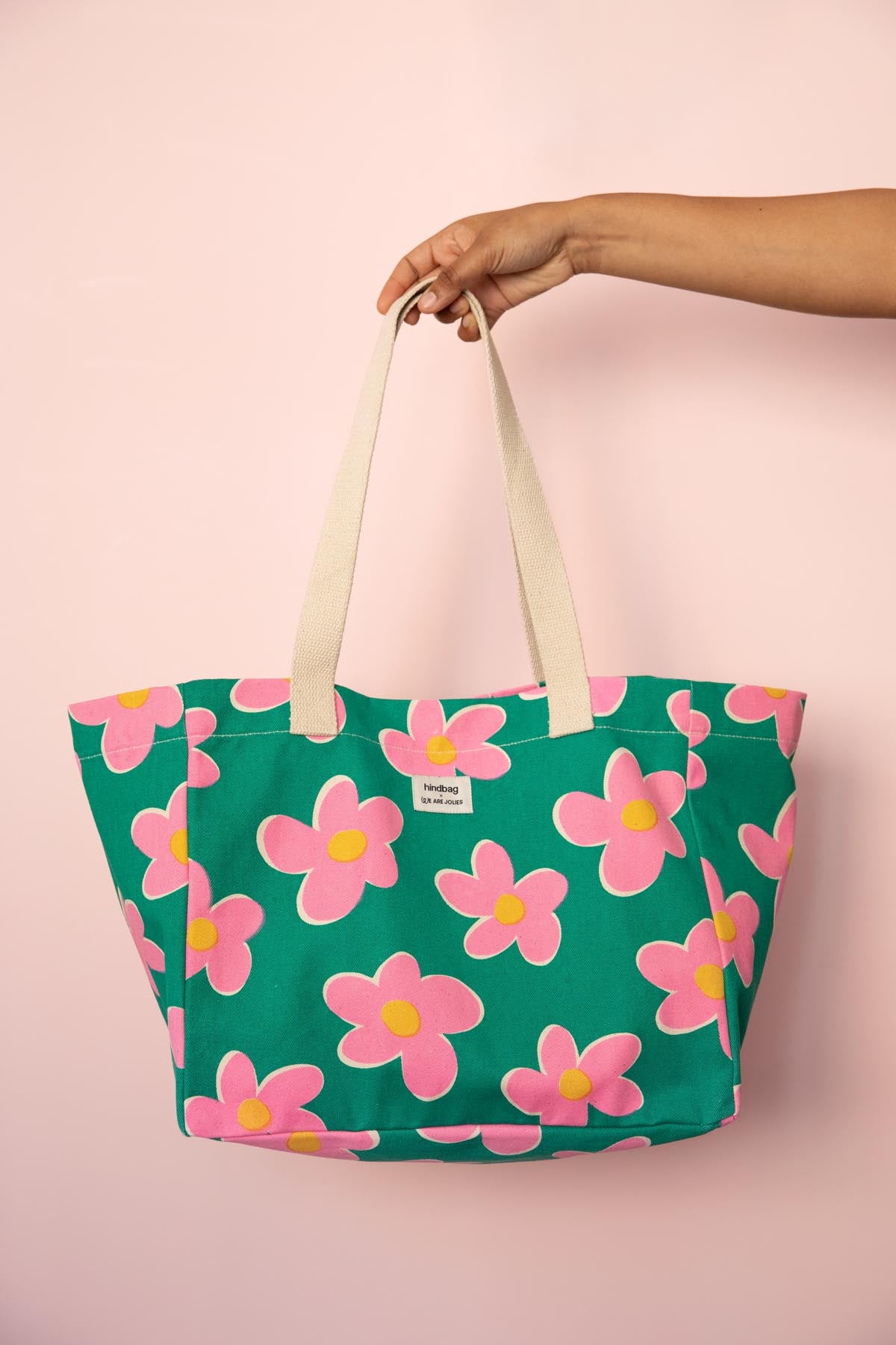 Cabas Claude WAJ x Hindbag - Big Flowers