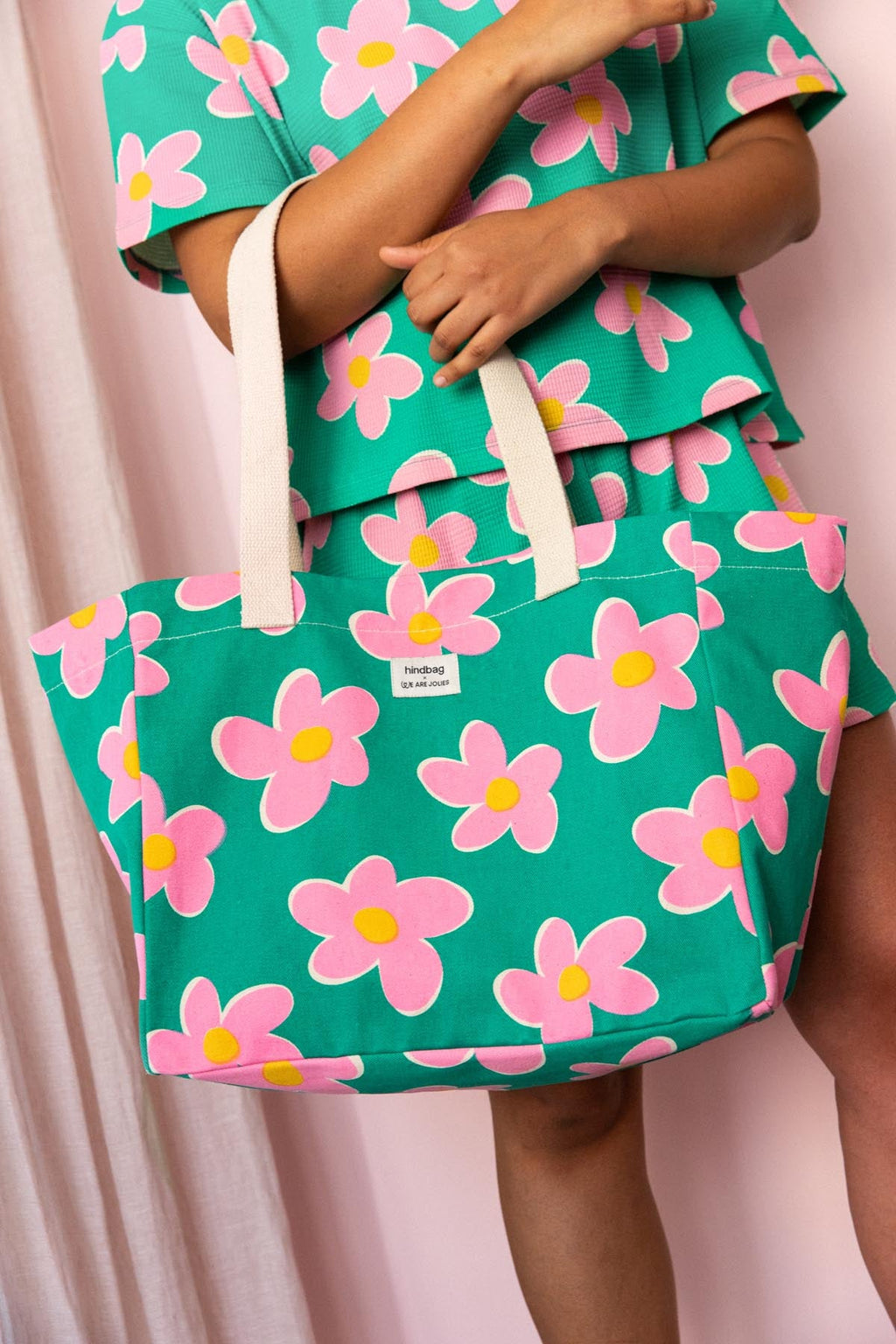 Cabas Claude WAJ x Hindbag - Big Flowers