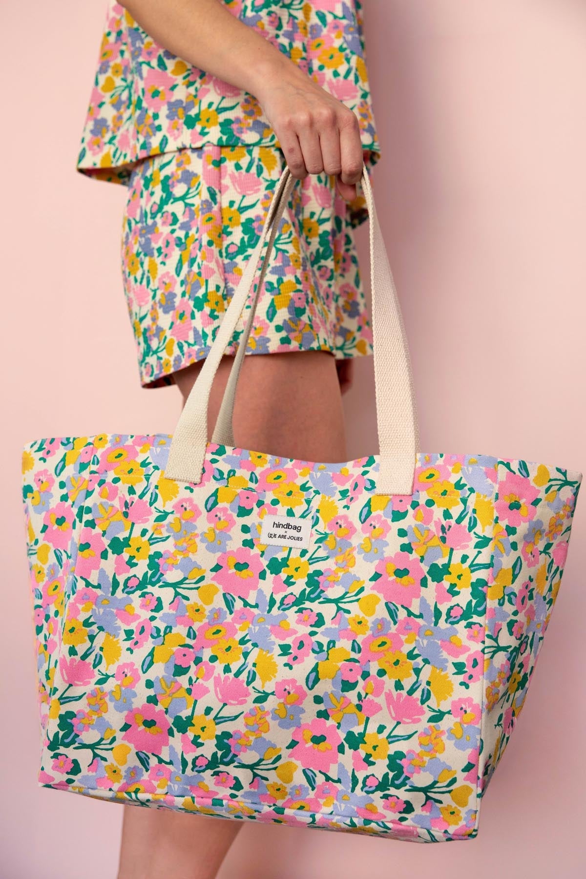 Cabas Claude WAJ x Hindbag - Pastel Bloom