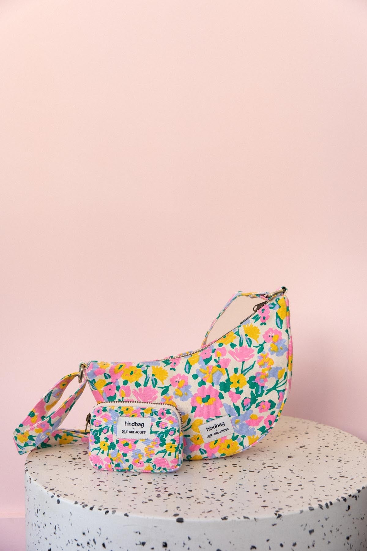 Sac banane Andrea WAJ x Hindbag - Pastel Bloom