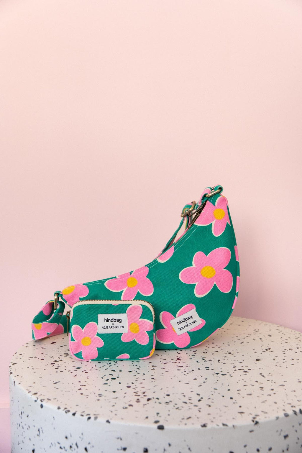 Porte-monnaie Lili WAJ x Hindbag - Big Flowers