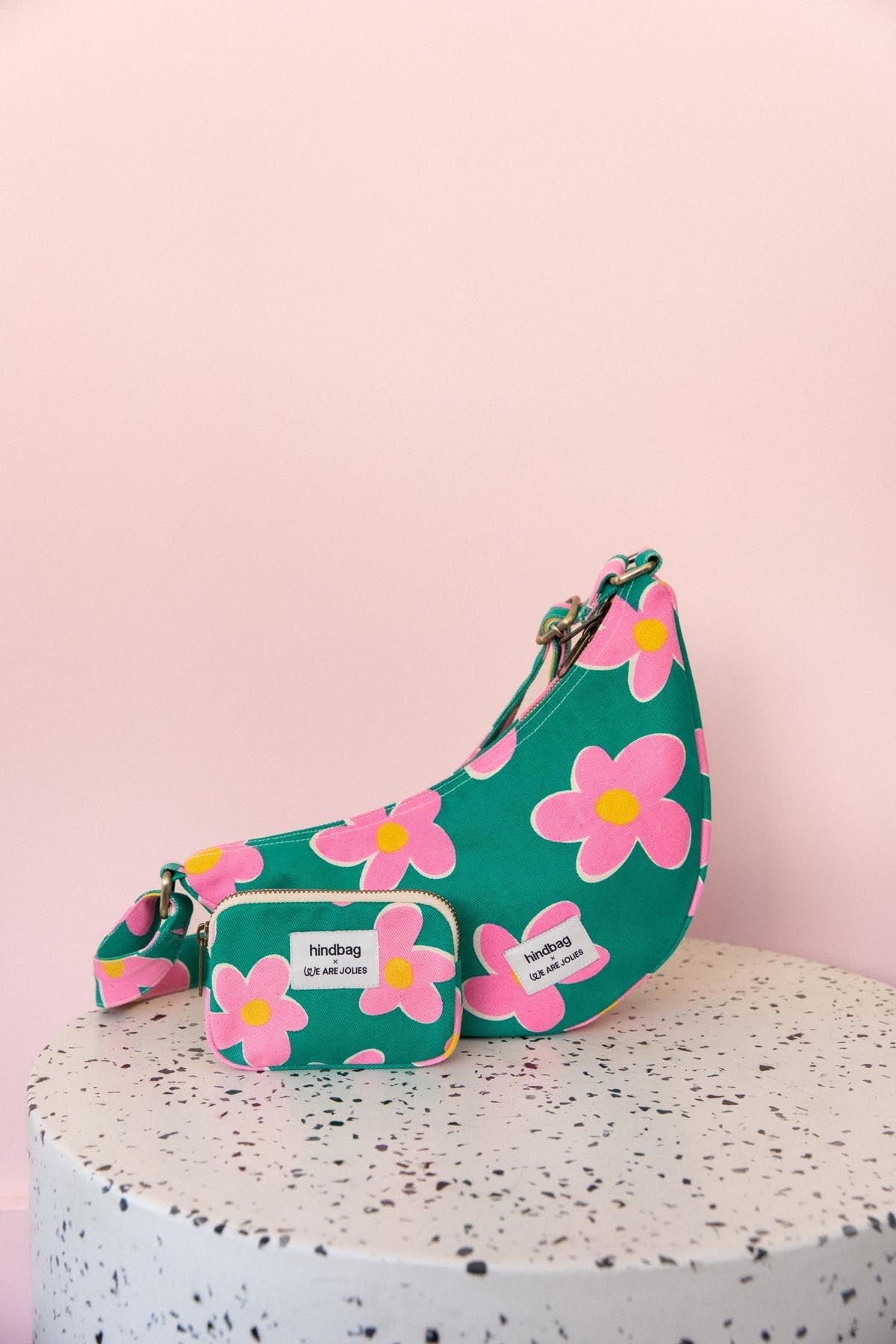 Porte-monnaie Lili WAJ x Hindbag - Big Flowers