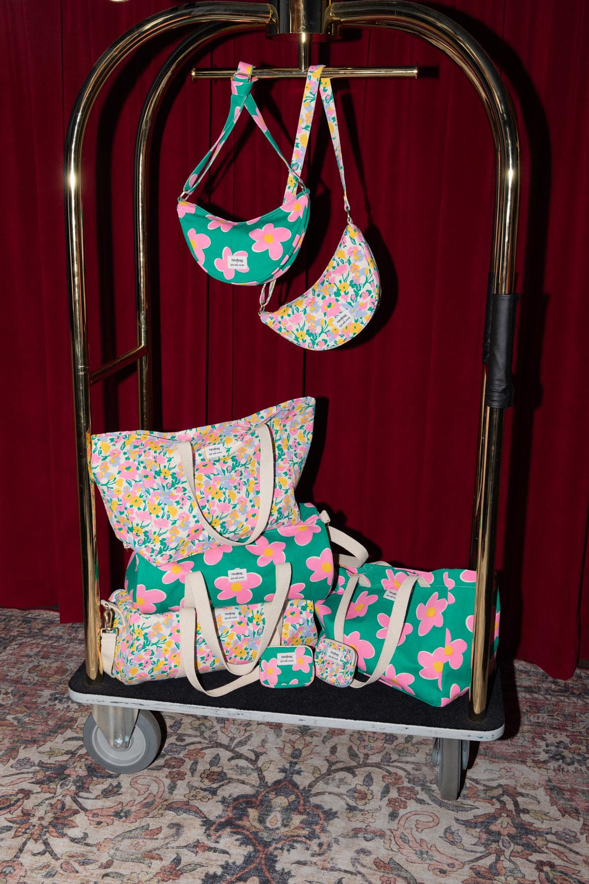 Sac banane Andrea WAJ x Hindbag - Big Flowers