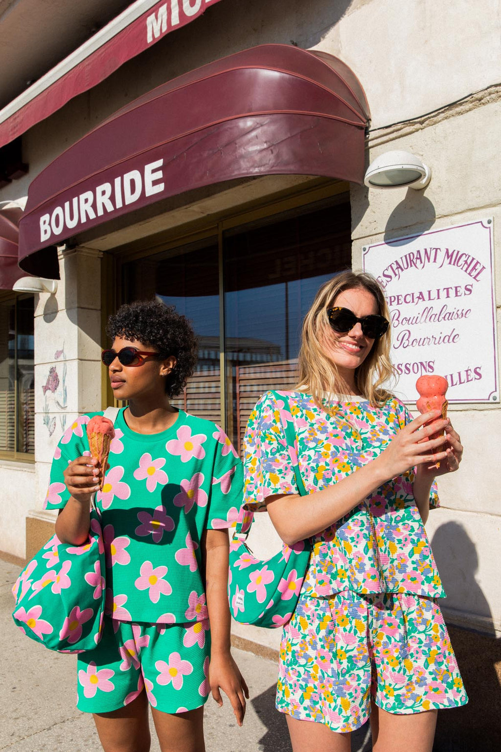 Pyjama Gaufré Coton BIO WAJ x Hindbag - Pastel Bloom