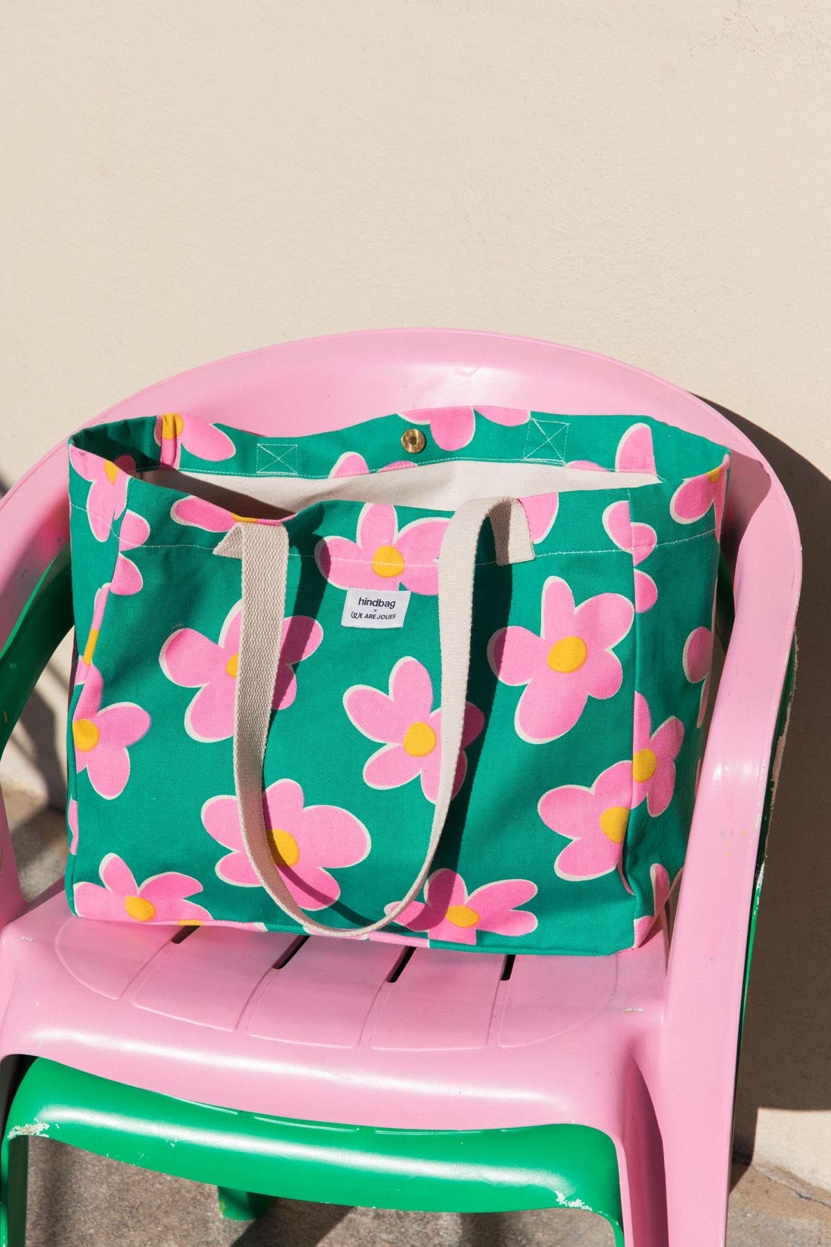 Cabas Claude WAJ x Hindbag - Big Flowers
