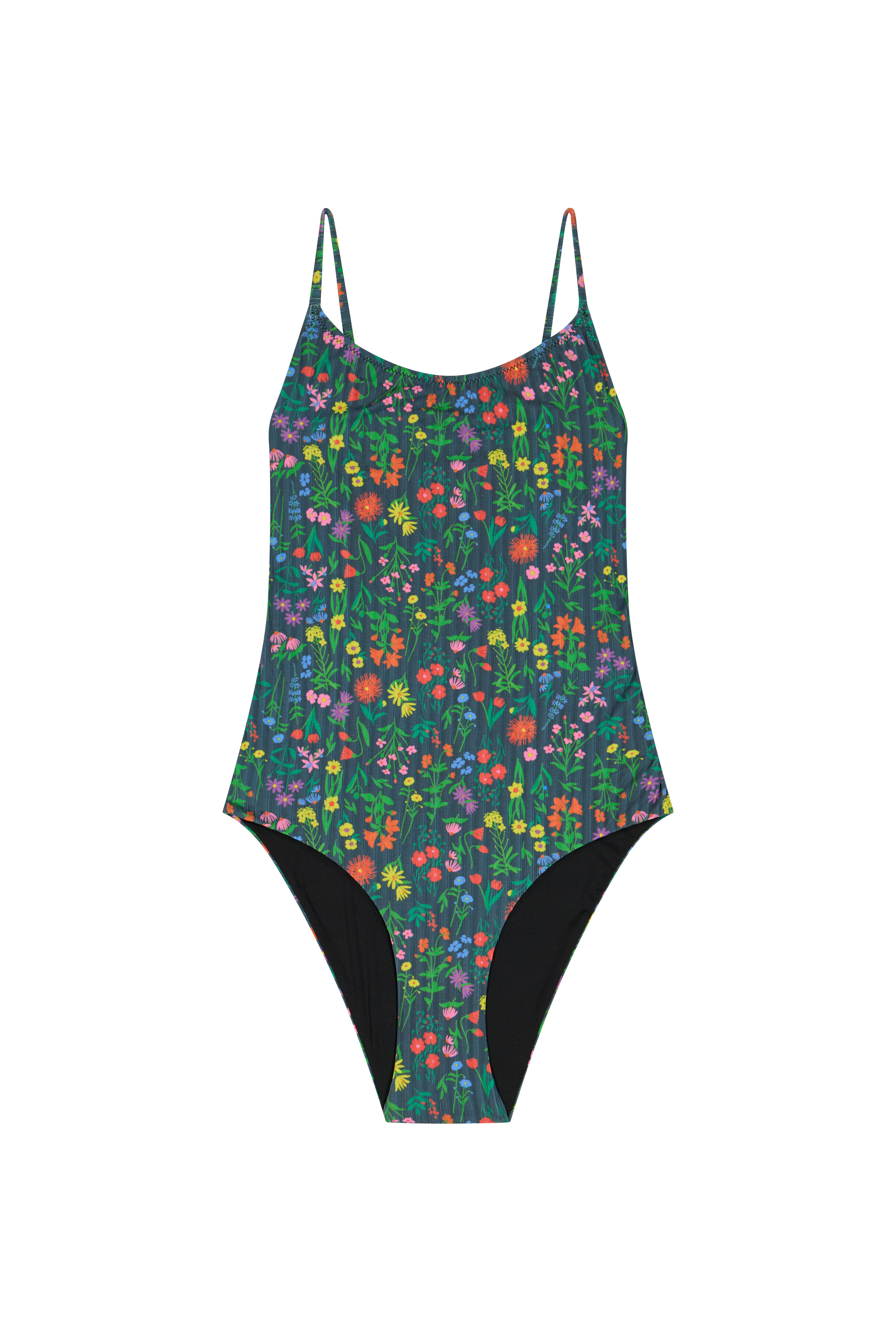 Maillot 1 Pièce Classique - Pampa Noir