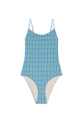 Maillot 1 Pièce Classique - Vichy Bicolore