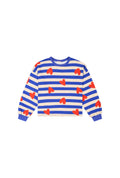 Sweat 100% Coton BIO - Marinière Coeurs