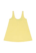 Robe Courte Éponge Coton BIO - Jaune