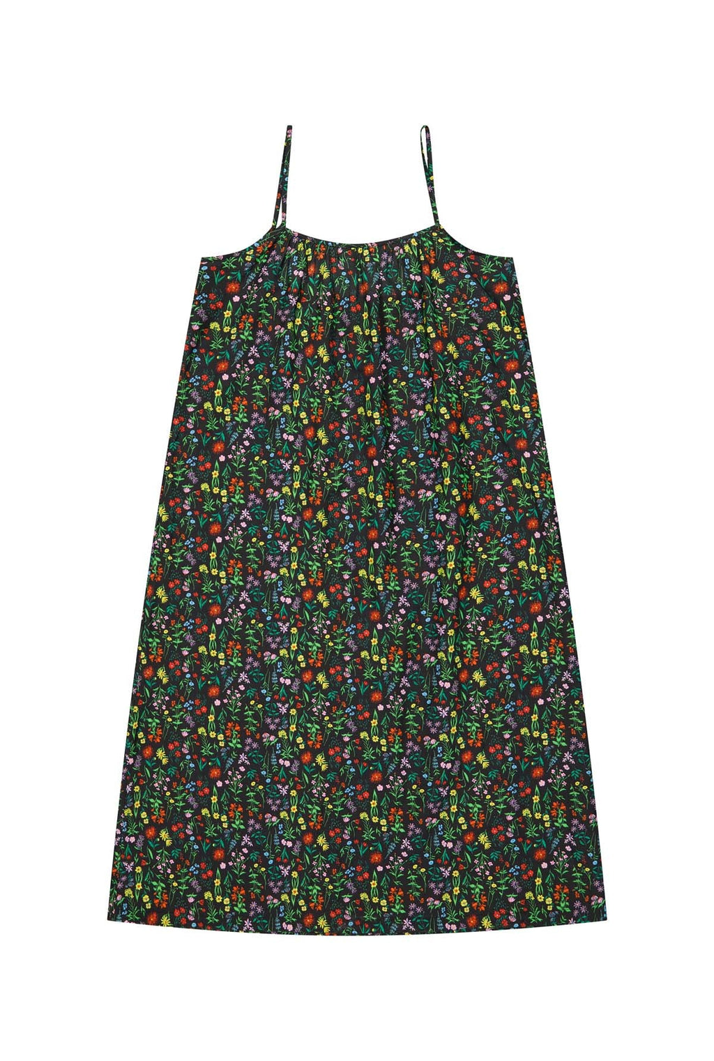 Robe Longue à Bretelles - Pampa Noir