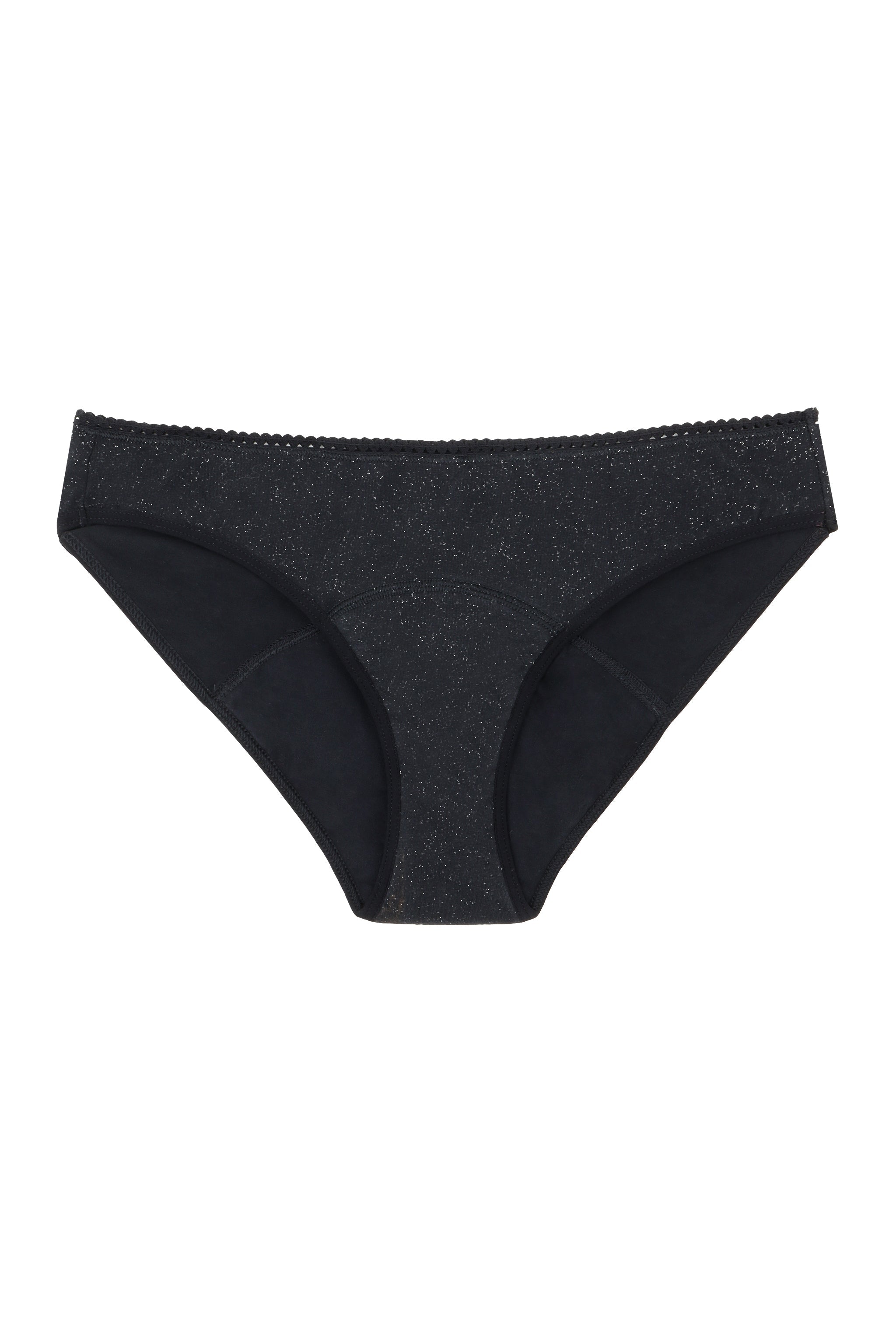 Culotte menstruelle GOTS - Flux abondant | Paillettes