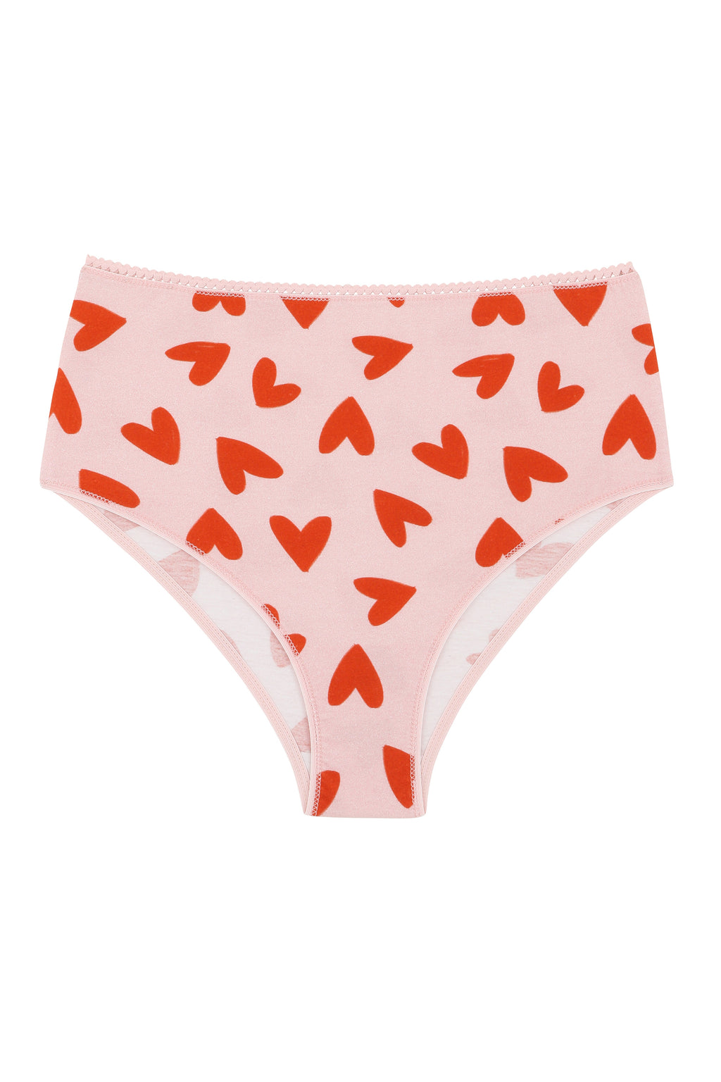 Culotte Taille Haute Coton BIO - Mi Amor Rose