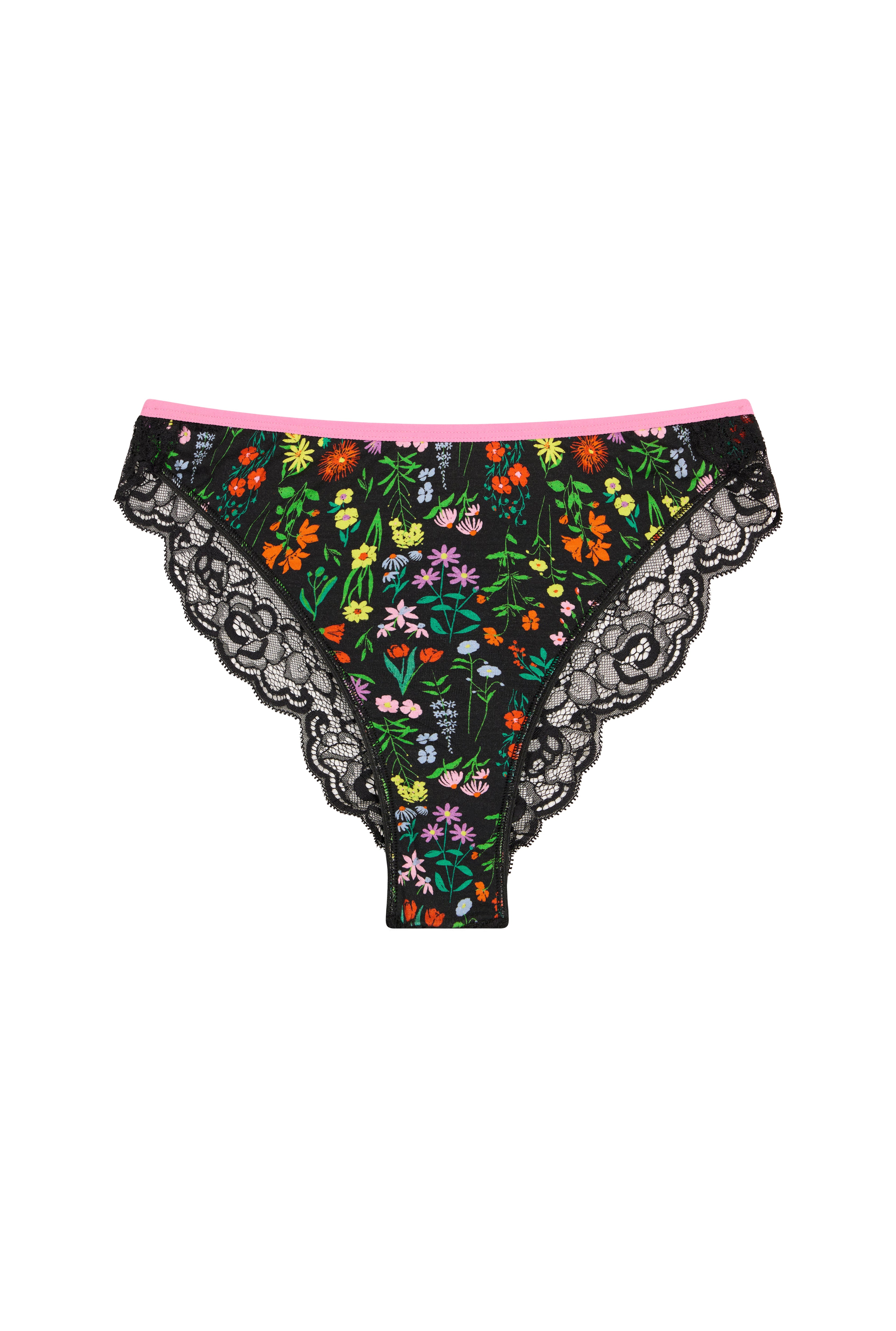 Culotte Bi-matière - Pampa Noir
