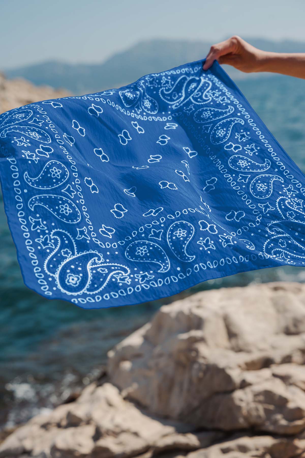 Foulard - Bandana Bleu