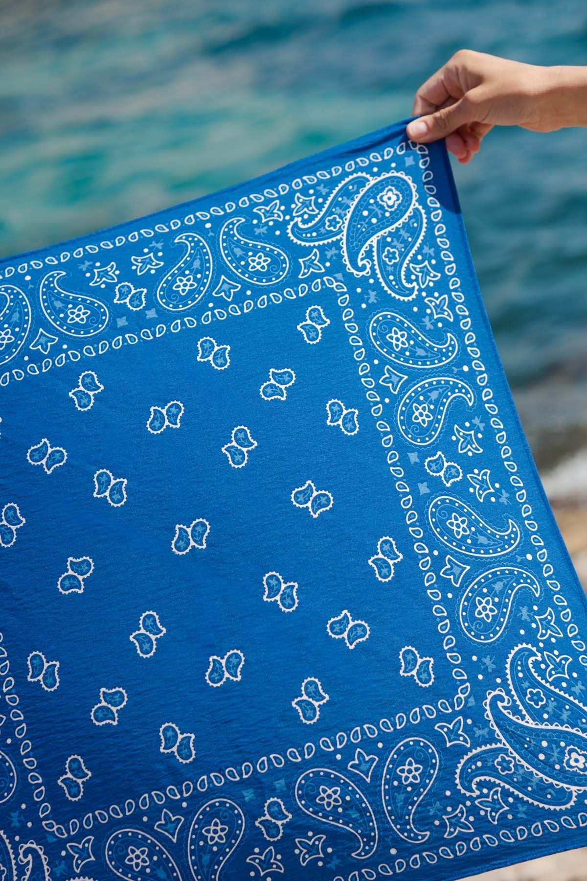 Foulard - Bandana Bleu