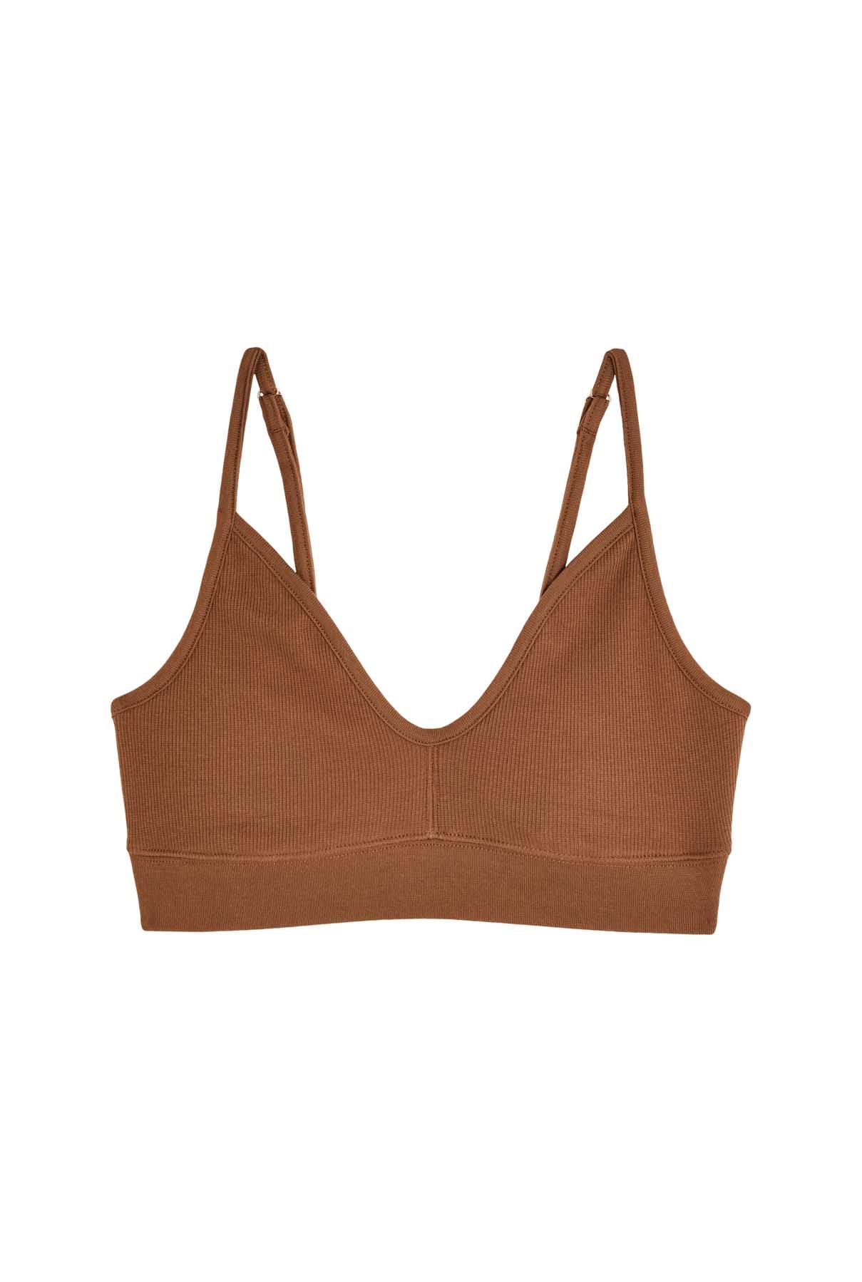 Brassière Coton BIO - Marron