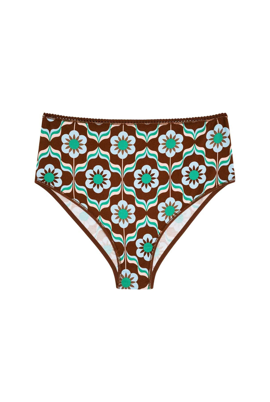 Culotte Taille Haute Coton BIO - Sheila Marron