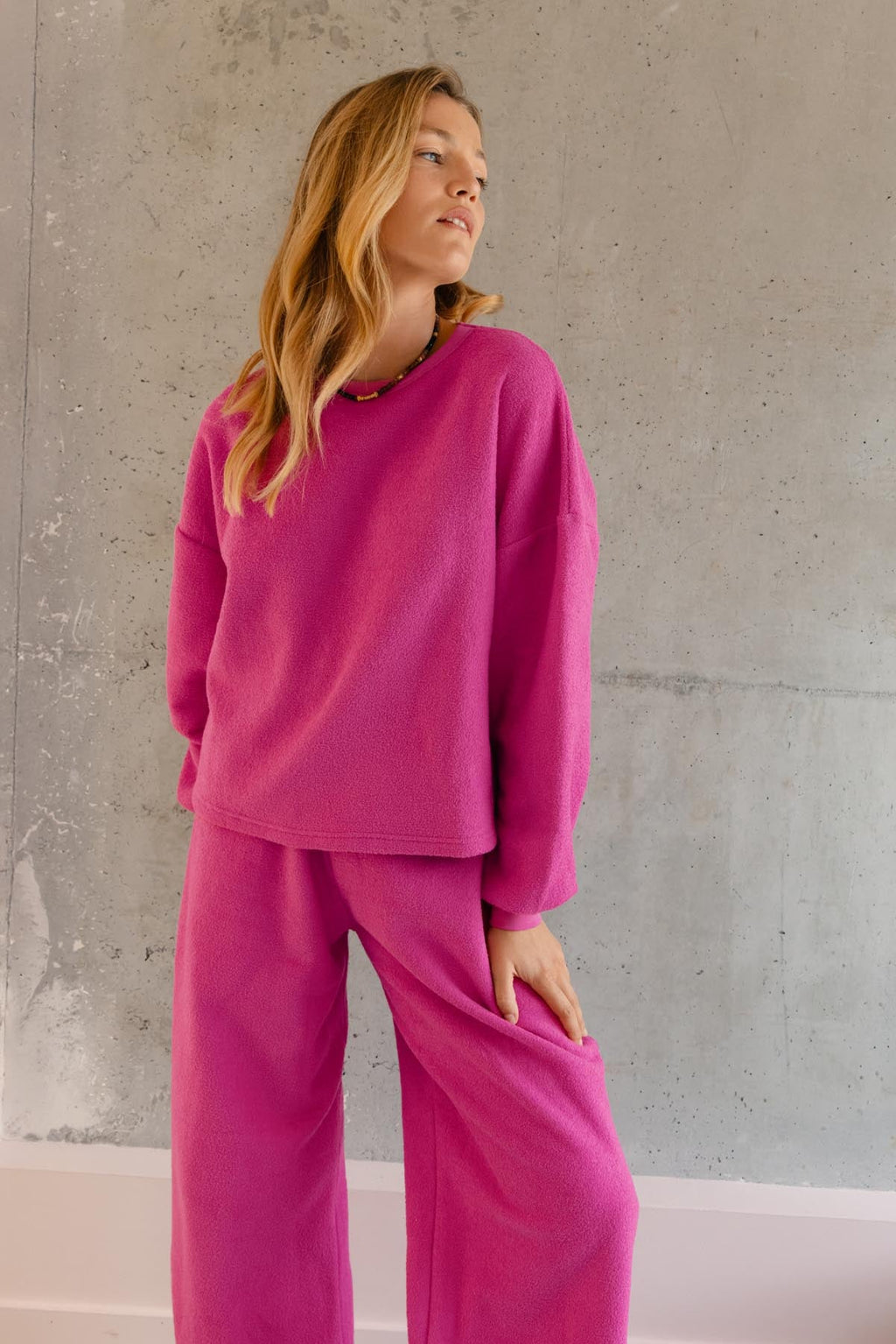Ensemble Cocoon 100% Coton - Rose