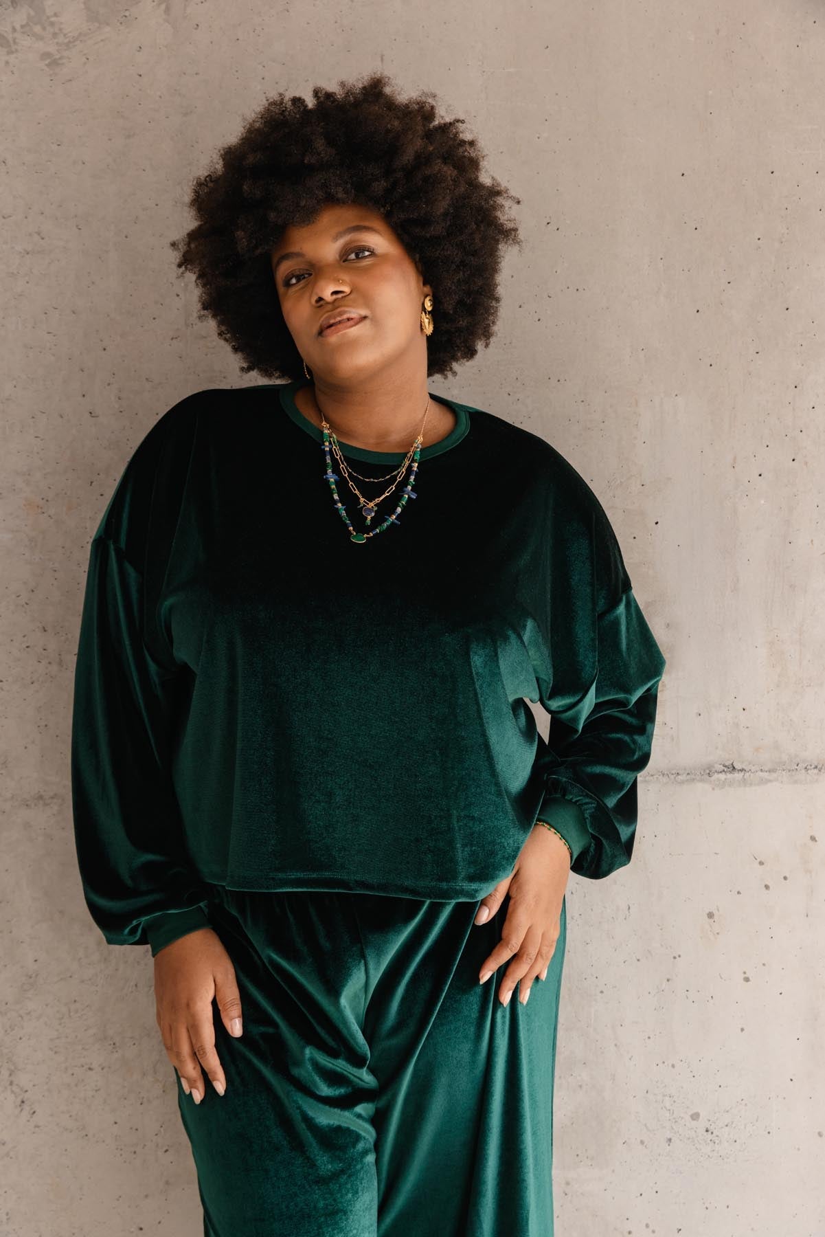 Tiffany fait du 48 et porte une taille 3XL/4XL* 