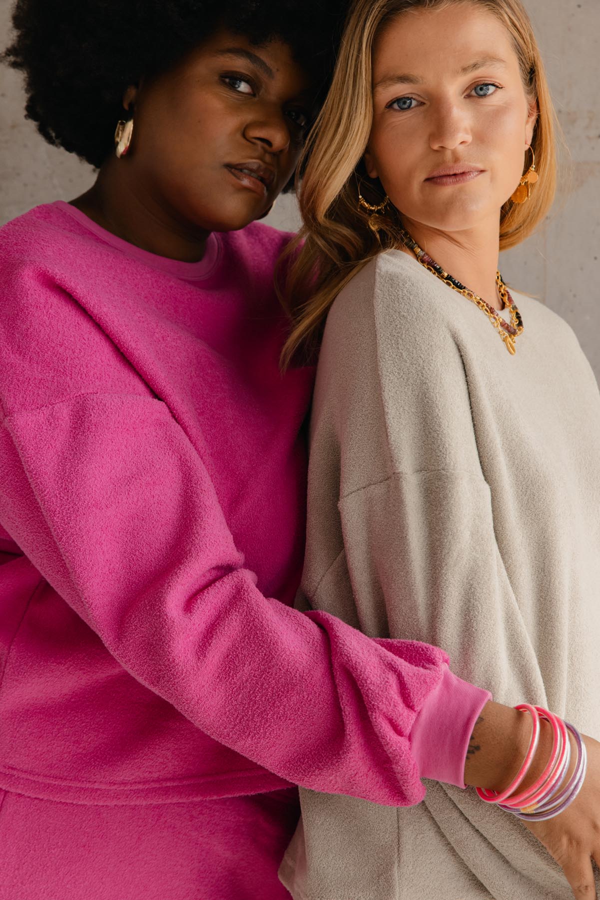 Ensemble Cocoon 100% Coton - Rose