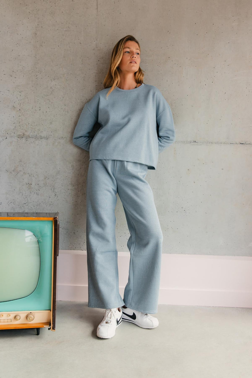 Ensemble à Paillettes - Bleu Clair
