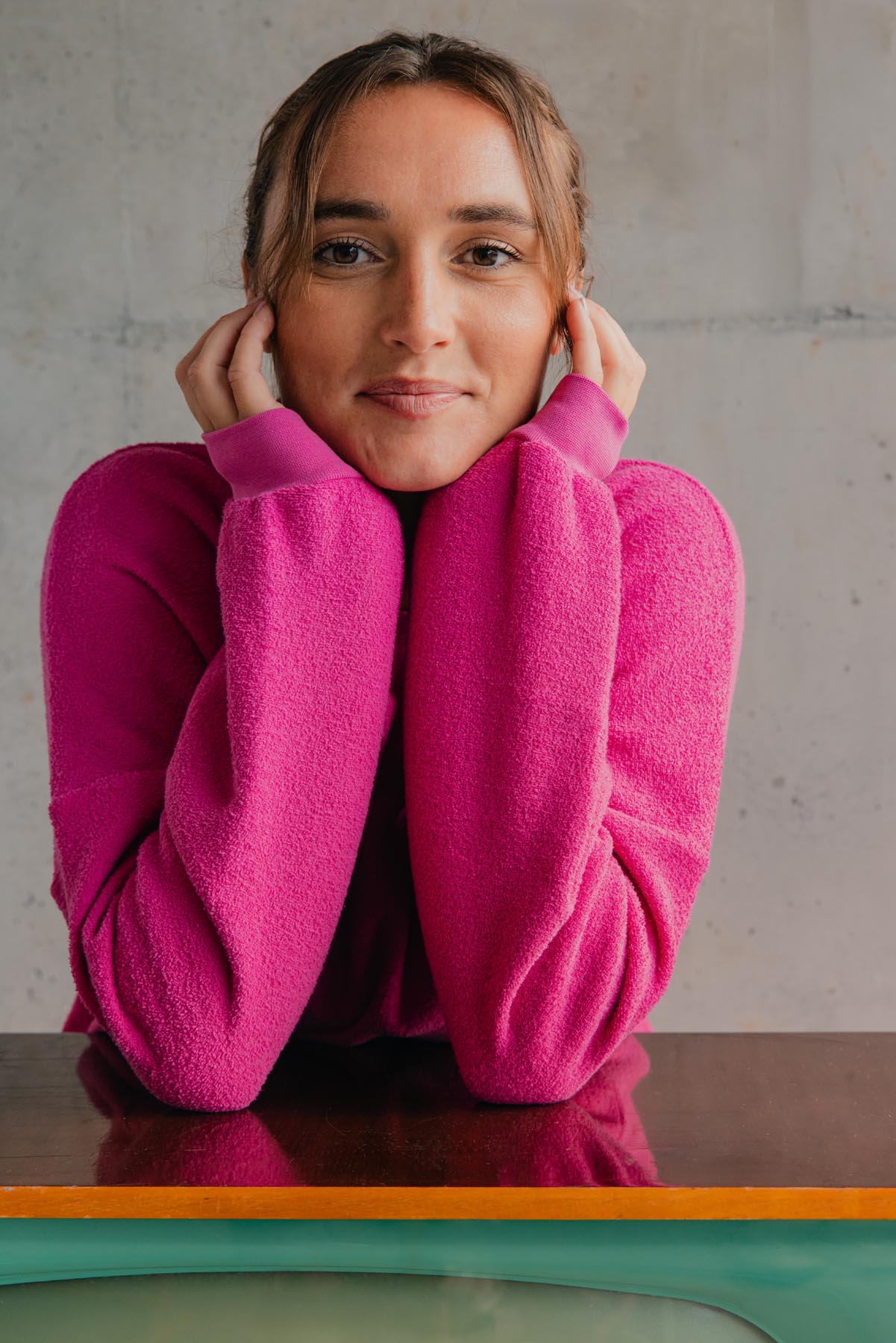 Ensemble Cocoon 100% Coton - Rose