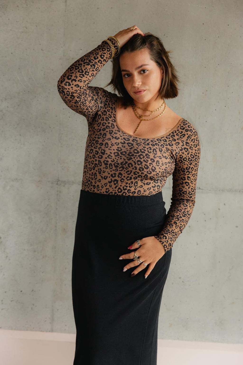 Rachel fait du 38 et porte une taille M* 