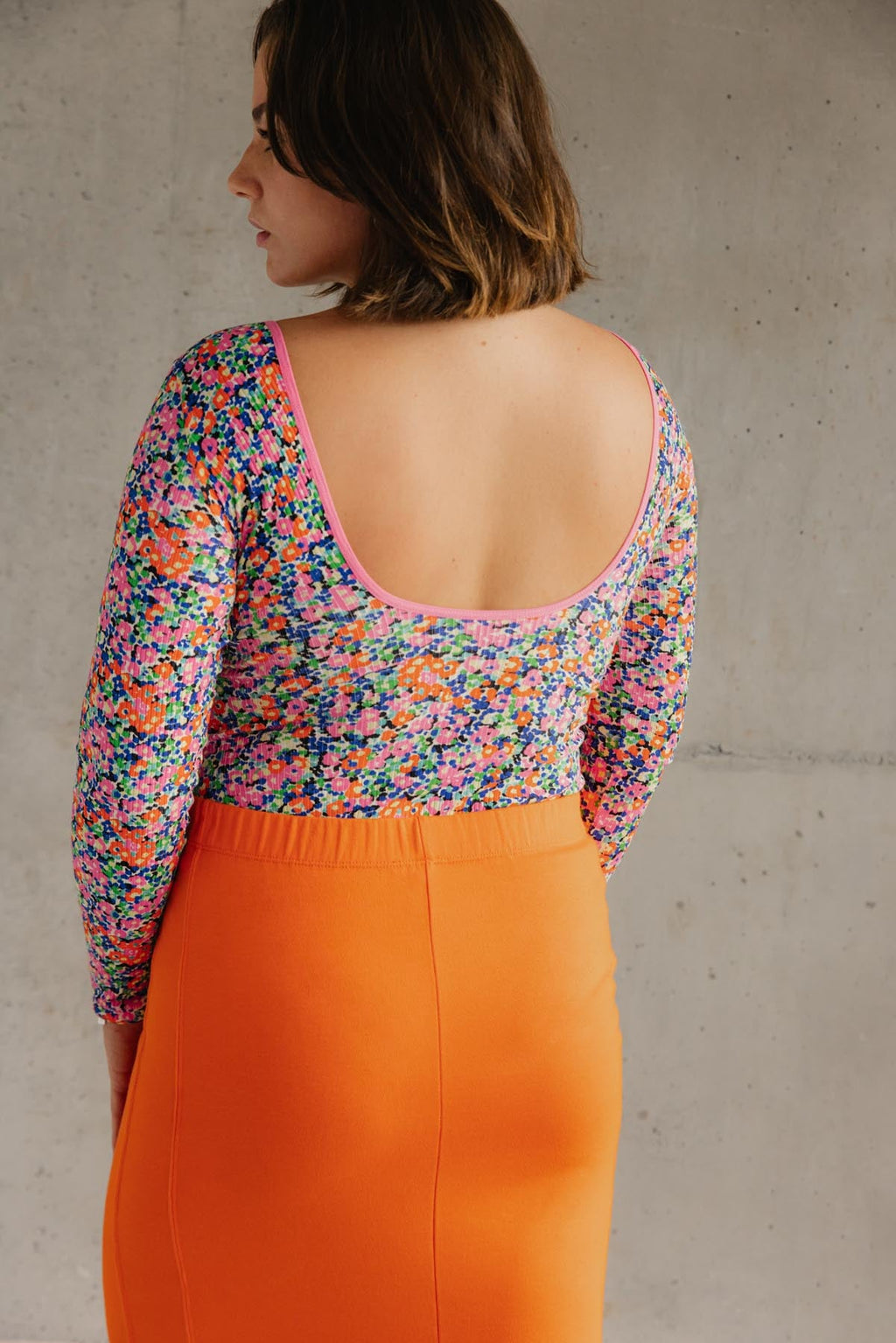 Rachel fait du 38 et porte une taille M* 