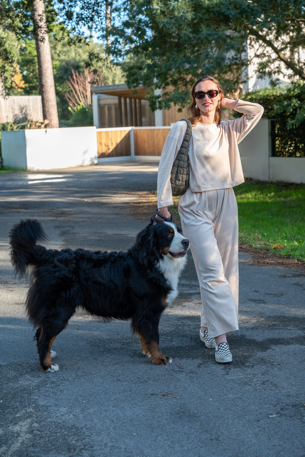 Ensemble Velours Fluide Coton BIO - Sable