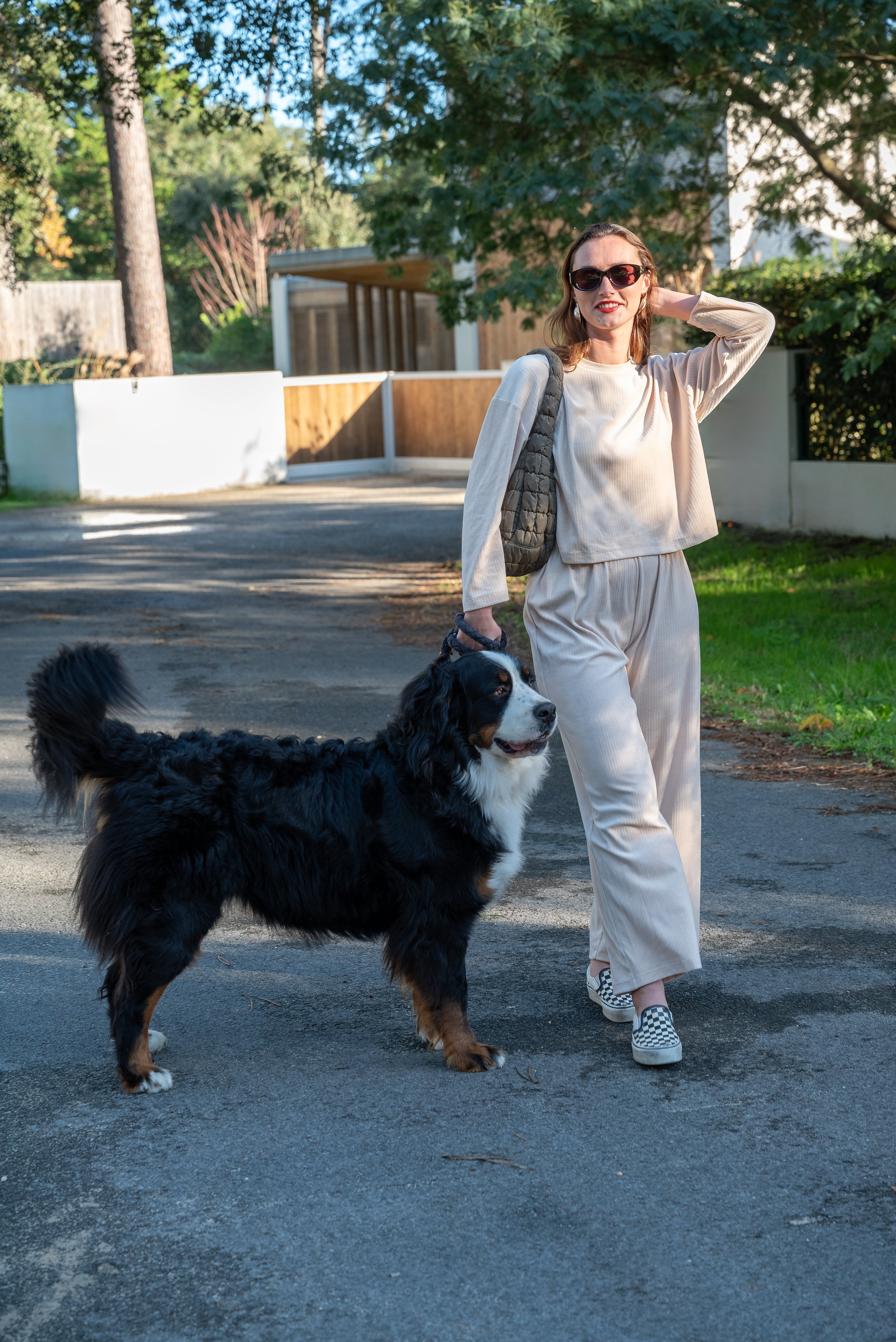 Ensemble Velours Fluide Coton BIO - Sable