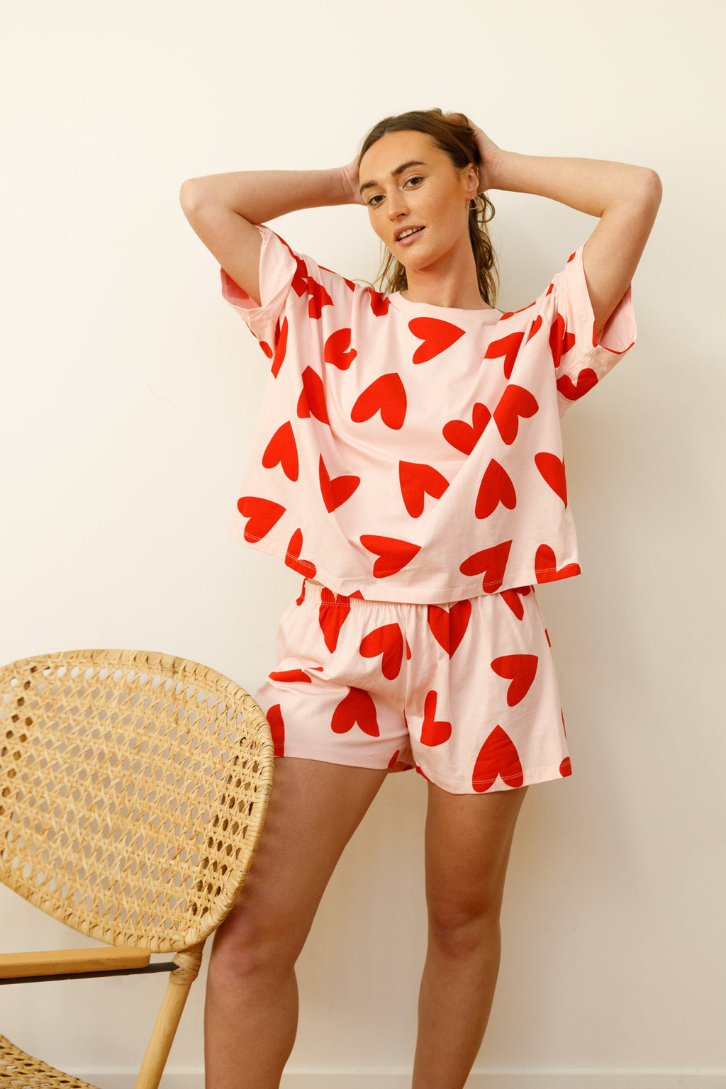 Loréa fait du 40, elle porte une taille L*Pyjama femme short coton BIO - Pyjashort - We Are Jolies