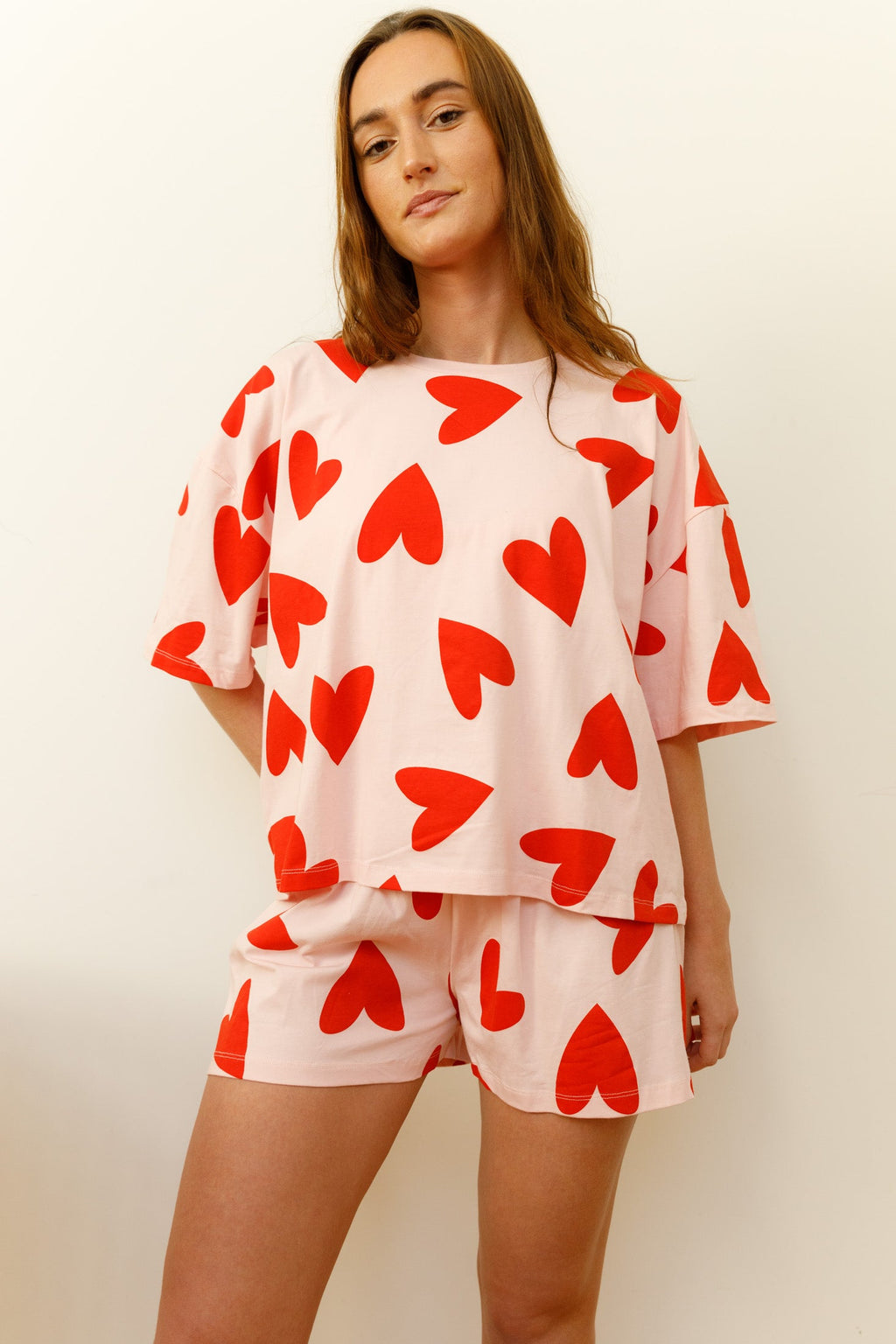 Loréa fait du 40, elle porte une taille L*Pyjama femme short coton BIO - Pyjashort - We Are Jolies