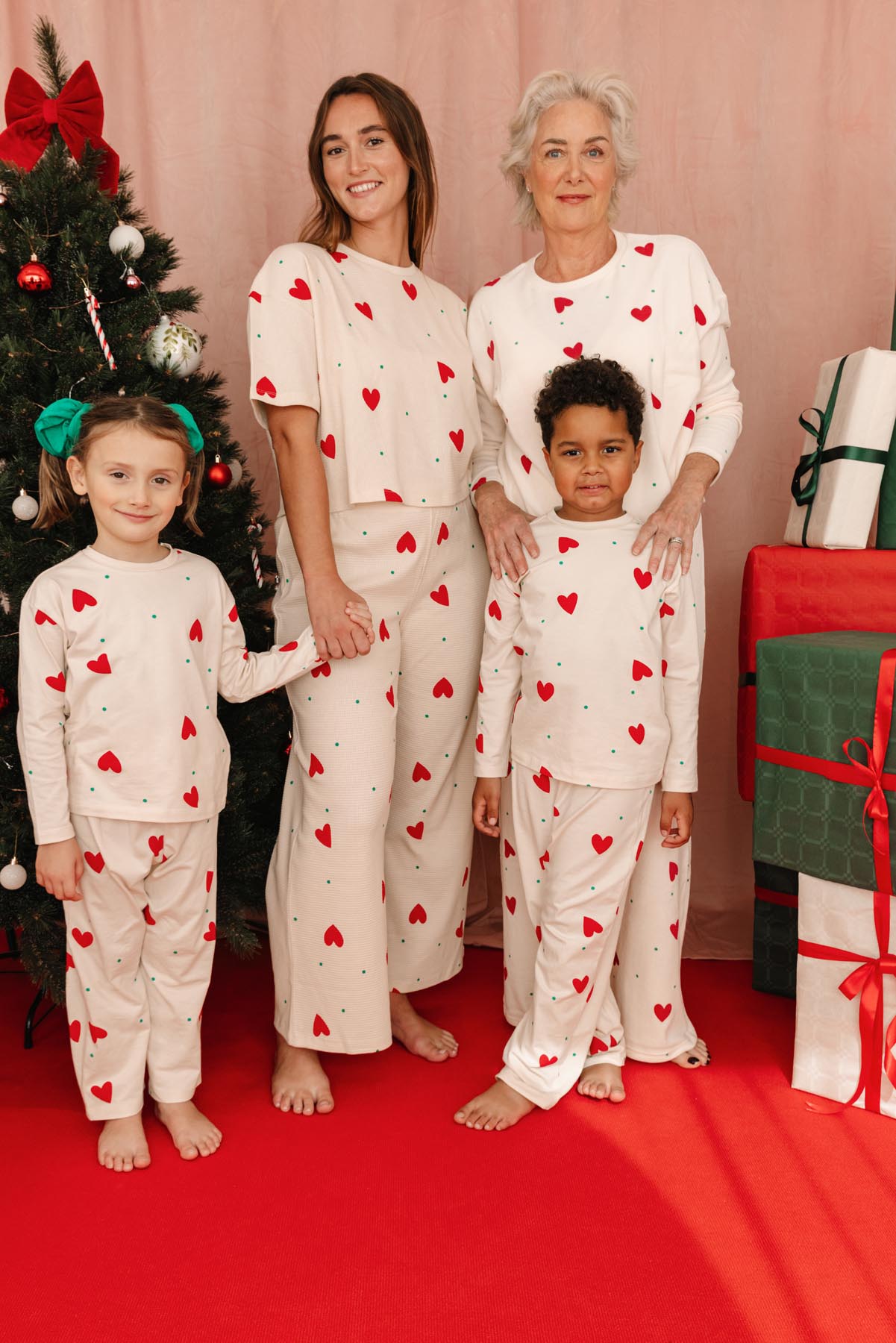 Pyjama manches longues enfant - Petit Coeur