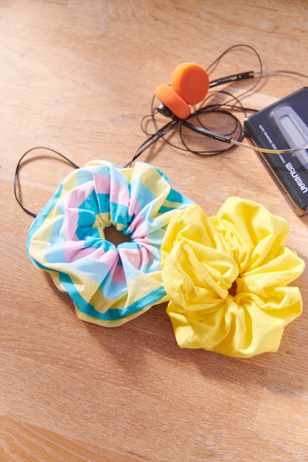 Pack 2 Chouchou oversize -  Rainbow | Yellow