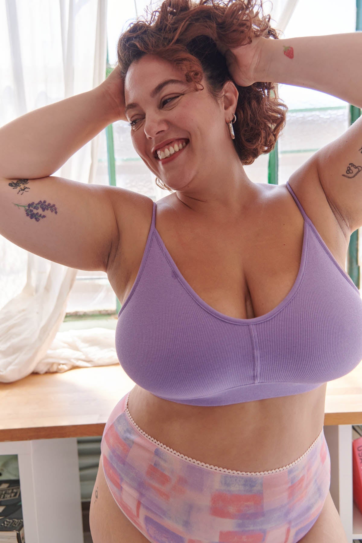 Amandine fait du 100F et porte une taille 3XL*